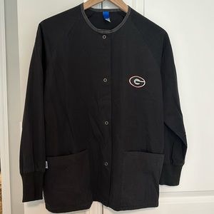 University of Georgia Bulldogs Unisex Scrub Jacket Size Small *see fit details